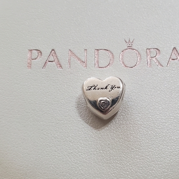 Pandora Thank You Heart Charm - Picture 2 of 6